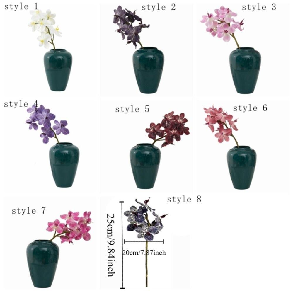 7 Heads Phalaenopsis Branch Real Touch Simulation Orchid Flowers Fake Flower Party Favors