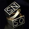 2Pcs/set Punk Stainless Steel Sons of Anarchy Couple Finger Rings Jewelry Gift