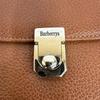 Burberrys 2-way Vintage V leather Shoulder Bag Brown leather Used