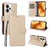 For Realme 15 Pro 5G/Realme 15 5G Case RFID Blocking 3 Card Slots PU Leather Phone Cover with Wrist Strap