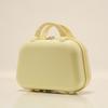 Square Box Solid Color Suitcase Large Capacity Makeup Case Casual 14-inch Cosmetic Cases  Women