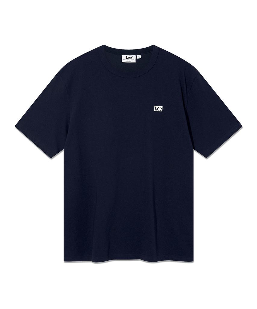 LEE Box Twitch Logo Short Sleeve T-Shirt Navy