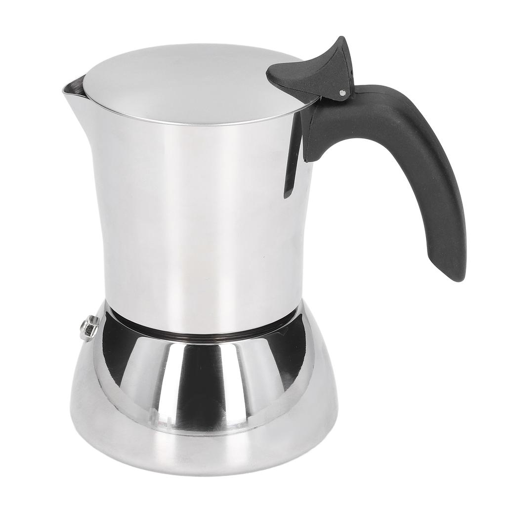 Кофеварка Moka Pot из пищевой нержавеющей стали Компактный Портативный Удобный Практичный Экономия времени Изготовление своими руками