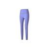 Однотонные спортивные леггинсы до щиколотки с высокой посадкой для женщин, светло-молочно-серый, фиолетовый SC1230002DY-PP36