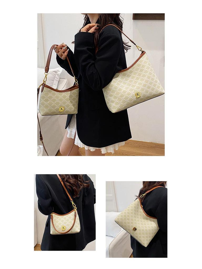 2025 Autumn Women's Light Luxury Handbag: Stylish Underarm Tote & Crossbody Bag