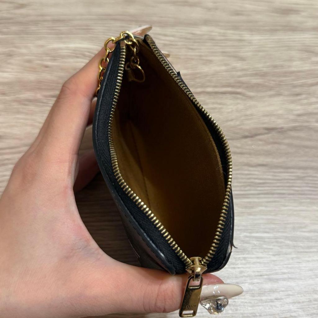 Used CELINE fragment case card case wallet
