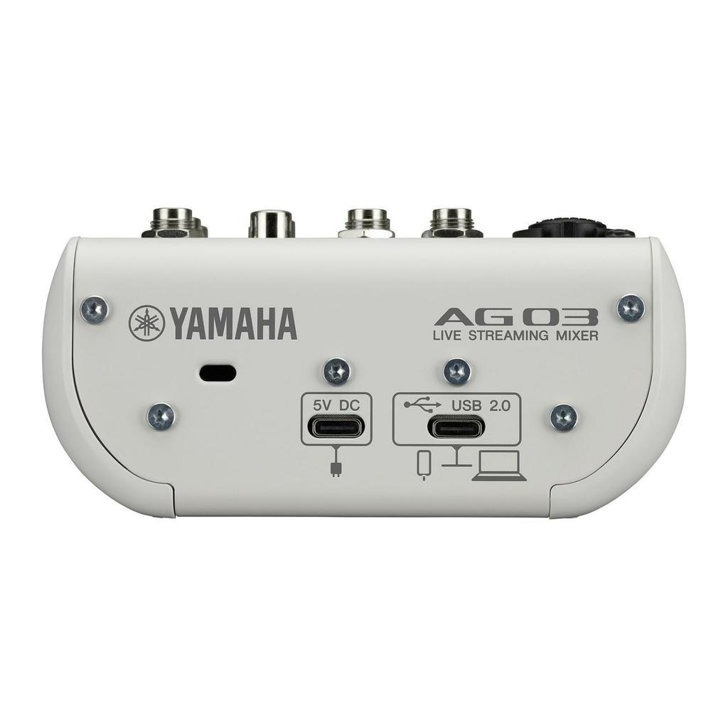 Yamaha AG03MK2 White 6-Channel Live Streaming Loop