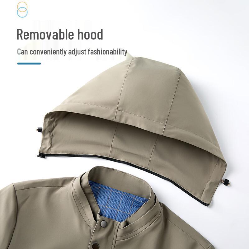 Мужская ветрозащитная куртка MONTAGUT со съемным капюшоном для активного отдыха