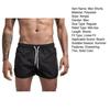 Men Shorts Lightweight Breathable Athletic Elastic Waist Casual Ultra-Short Solid Color Shorts Beach Summer Wear