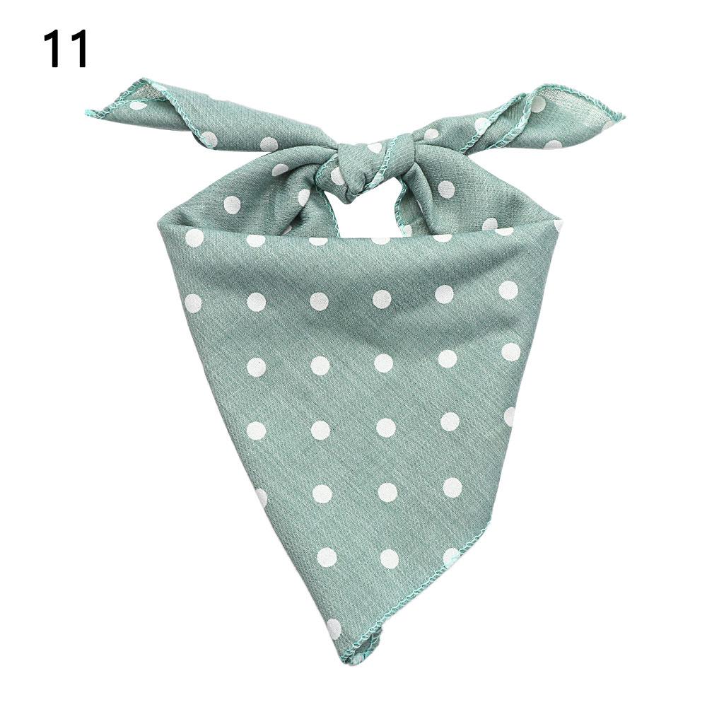Pet Supplies Cute Plaid Dots Bib Neckerchief Pet Collars Pet Bandanas Dog Scarf Cat Neck Scarf