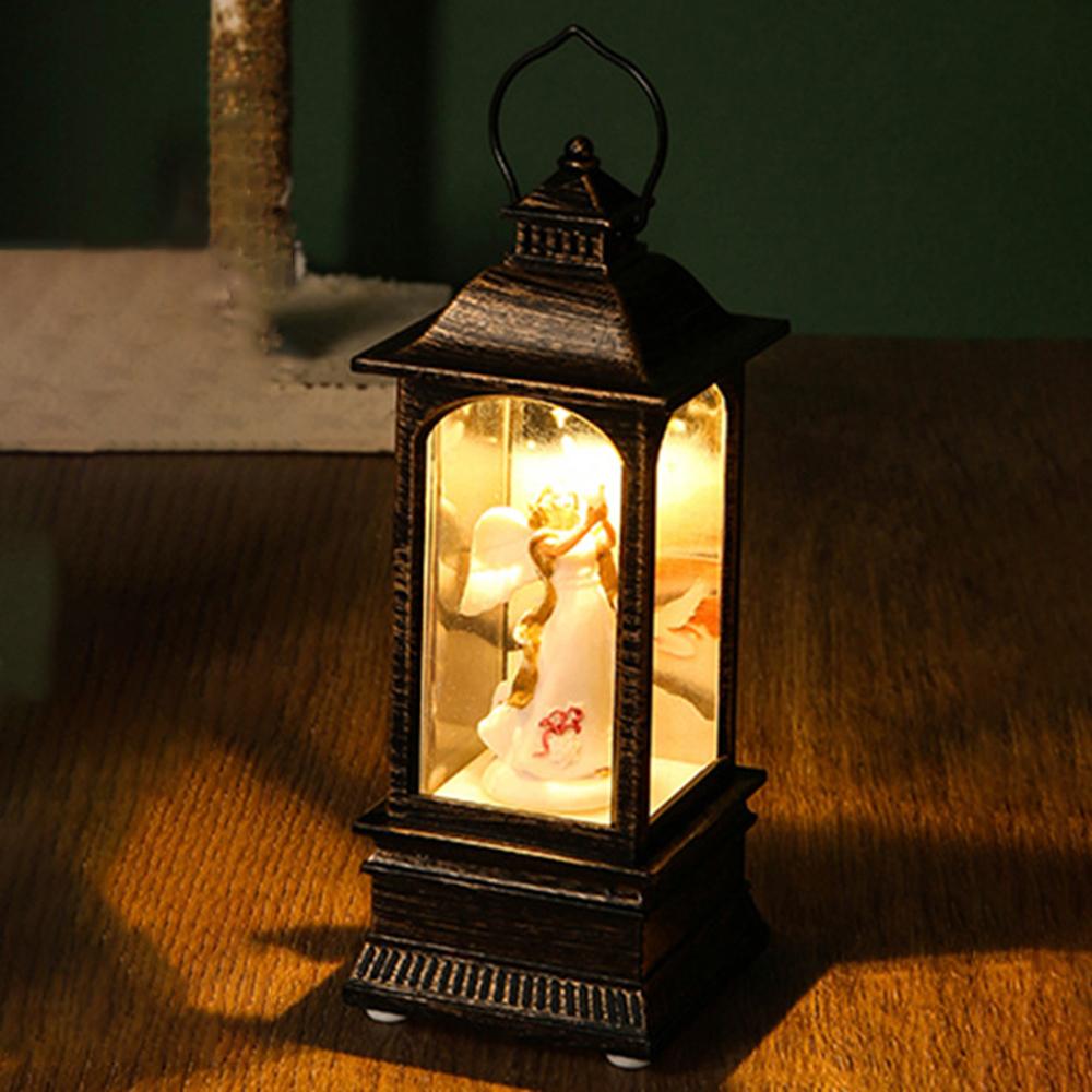 Random Style Christmas Glowing Interior Small Wind Light Desktop Christmas Tree Scene Arrangement Small Night Light Decoration