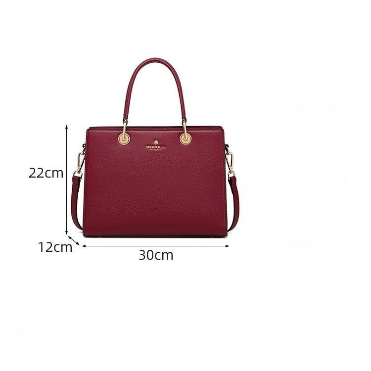 WDPOLO Сумка для мамы, новинка 2023 года, свадебная сумка среднего возраста, красная сумка, атмосферная женская сумка большой вместимости для свекрови