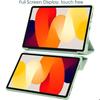 Coque de Protection - E.F.Connection - Xiaomi Redmi Pad Pro 12,1" - Vert - Support Veille-Réveil - Silicone