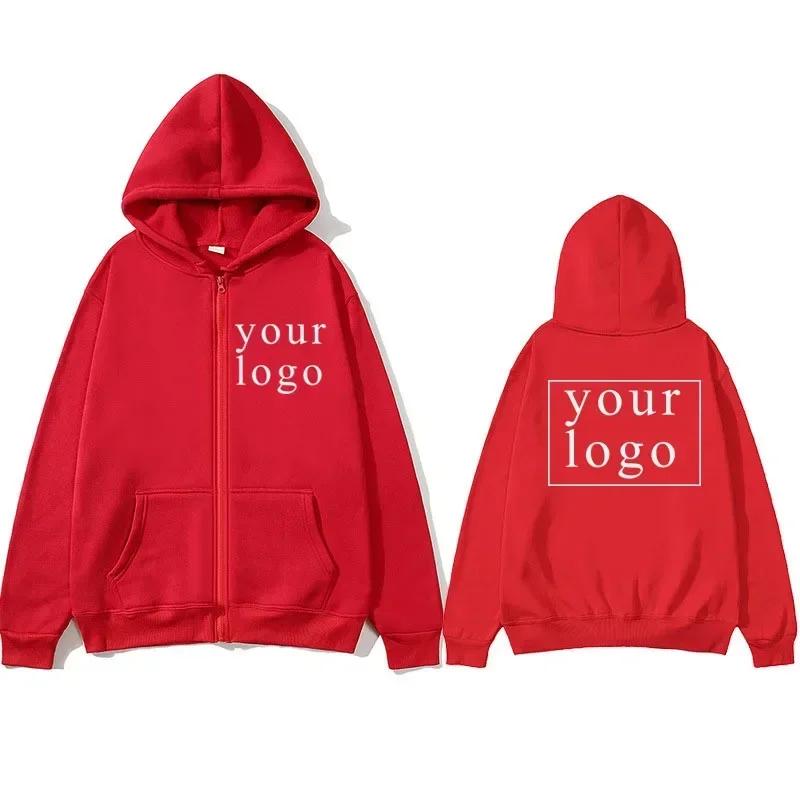Men Women DIY04  Zipper cardigan hoodie Fashion Your Own Design Brand Logo/Picture Personalized Custom