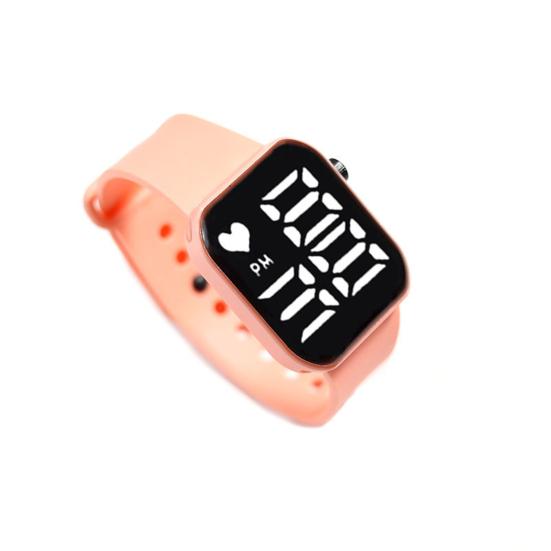 Электронные часы Легко читаемые Декоративные электронные часы на батарейках для мальчиков и девочек Повседневная одежда