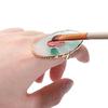 Ring Foundation Mixing Pigment Holder Nail Display Stand Nail Art Plate Tips Nail Art Palette