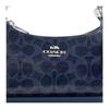 Coach 19 Кожаная сумка через плечо с фирменным логотипом Маленькая женская сумка через плечо Синяя CAJ93-SVD9