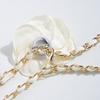 Модная милая поясная цепочка Элегантная поясная цепочка с камелией Текстурная декоративная поясная цепочка для платья Ханфу