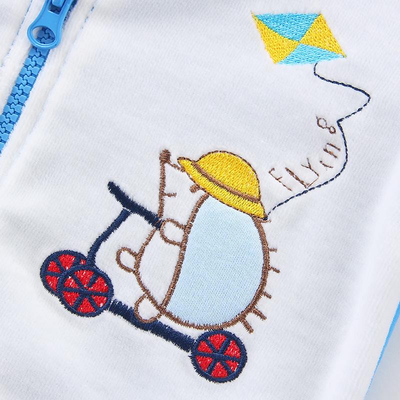 Детская одежда для младенцев для маленьких девочек и мальчиков, бархатный комплект на молнии на зиму и весну, детская одежда с длинными рукавами