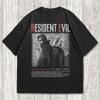 Resident Evil Requiem Леон Кеннеди Футболка Хоррор Видеоигра Фильм Футболка Унисекс Футболка