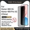 For Honor 400 Pro 5G China Glass IMAK Privacy Temper Glass Full Screen Coverage Film