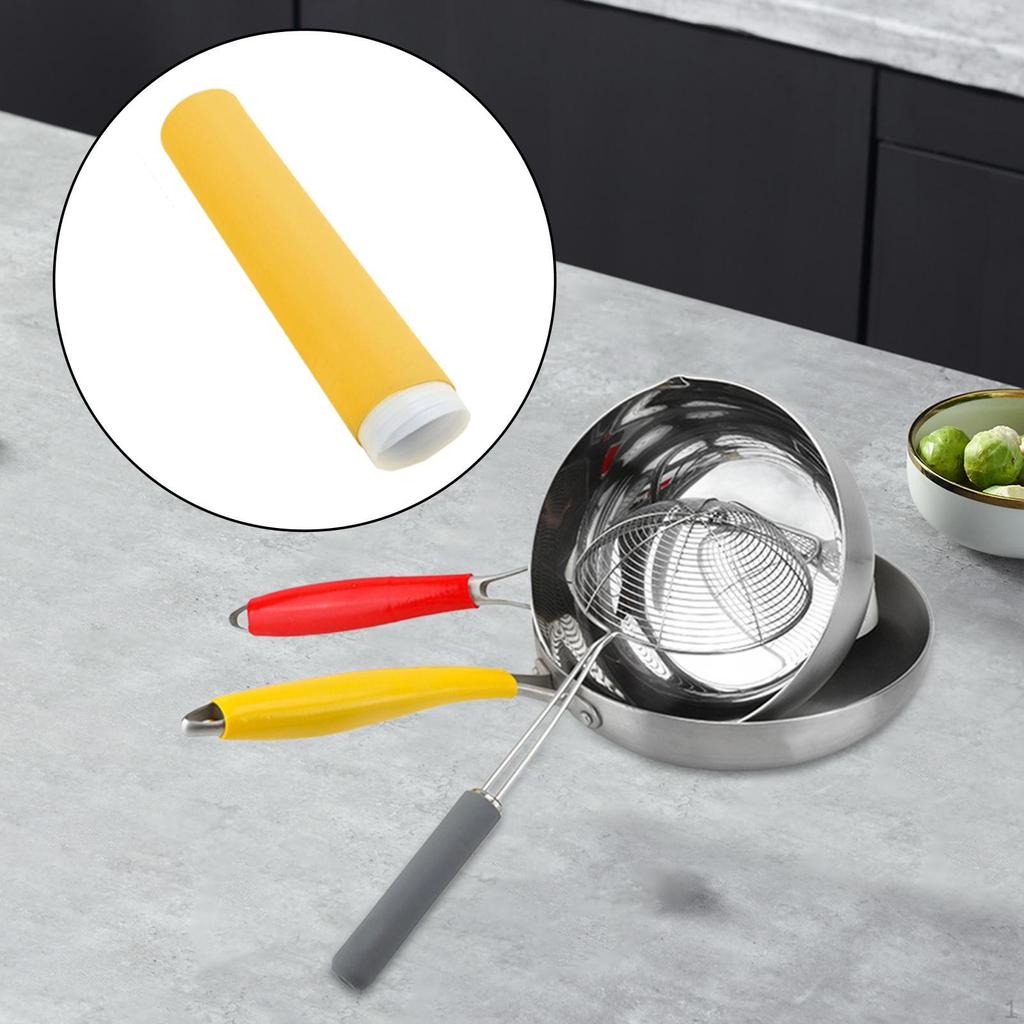 Pot Handle Cover Pan Glove Easy To Install Anti Scalding Wok Insulation