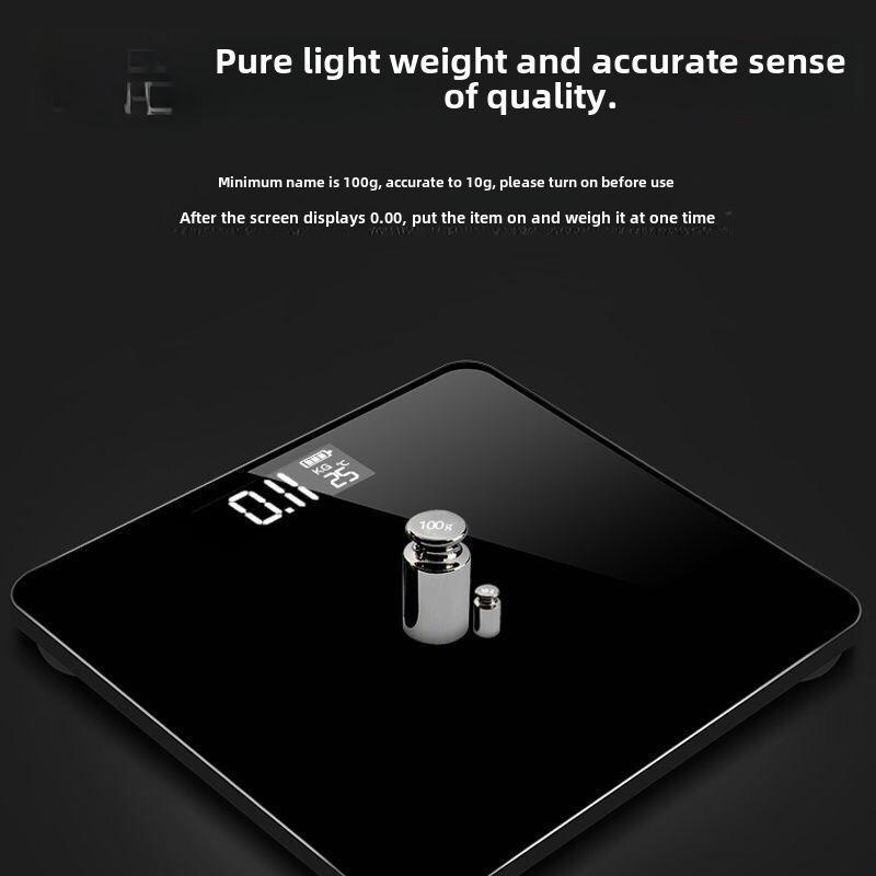 Перезаряжаемые Bluetooth-весы для измерения жира в организме: Точное электронное взвешивание для взрослых в домашних условиях