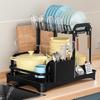 Kitchen Dish Drying and Storage Rack