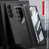 Samsung Galaxy Z Fold 7 6 5 uchun hashamatli mat magnit menteşali telefon g'ilofi, to'liq ekranli himoya temperli shisha plyonka, himoya qopqog'i