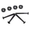 4 PCS Guitar Neck Joint Bushings Set Guitar Neck Mounting Screws Bass Ferrules Bushings with Nuts