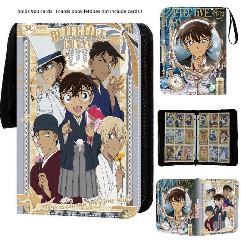 Anime Detective Conan New 400pcs/900pcs Card Album Book Folder 4/9 Card zipper Slots Collections birthday gift