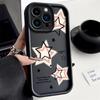 Милый розовый чехол со звездами для Xiaomi Redmi Note 14 13 12 11 Pro Plus 4g 5g 12S 11S 10S 10 Pro 12C 13C 14C4G Мягкие силиконовые чехлы для телефона