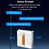 Liectroux YW710 Robot Window Cleaner Laser Sensor,Double Water Spray,Strong Vacuum,Home Wall Glass Cleaning Robot,App Control