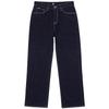 Lee Fall 2025 Men's Loose Straight Fade-Resistant Dark Blue Brushed Jeans