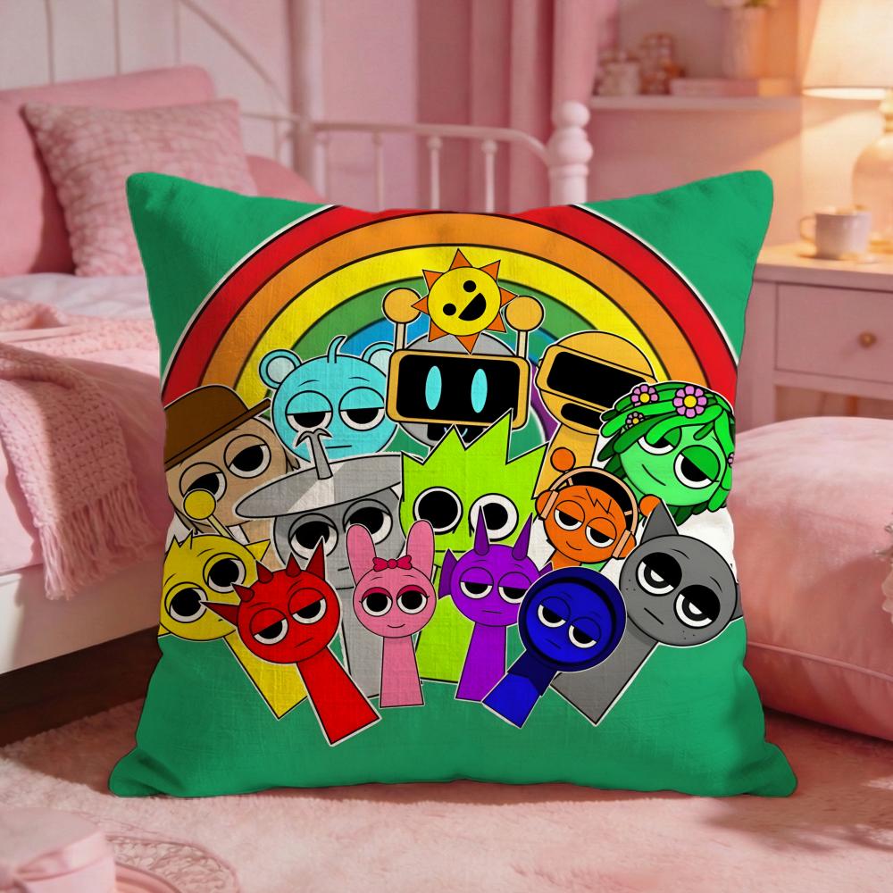 SSprunkis Classic Game Cushion Cover Premium Comfort Reversible Pillow Cove Two In One Design For Any Room Car Interior