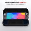 Чехол для Switch 2 2025, Дорожный чехол с твердым корпусом и 12 слотами для игровых карт, Защитная сумка для консоли Switch 2 и игровых аксессуаров