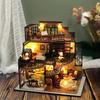 Fashion Alley Miniature Dollhouse Kit, Tsukumukaku, Handmade Kit for Beginners, Includes Acrylic Case (M2132Z)