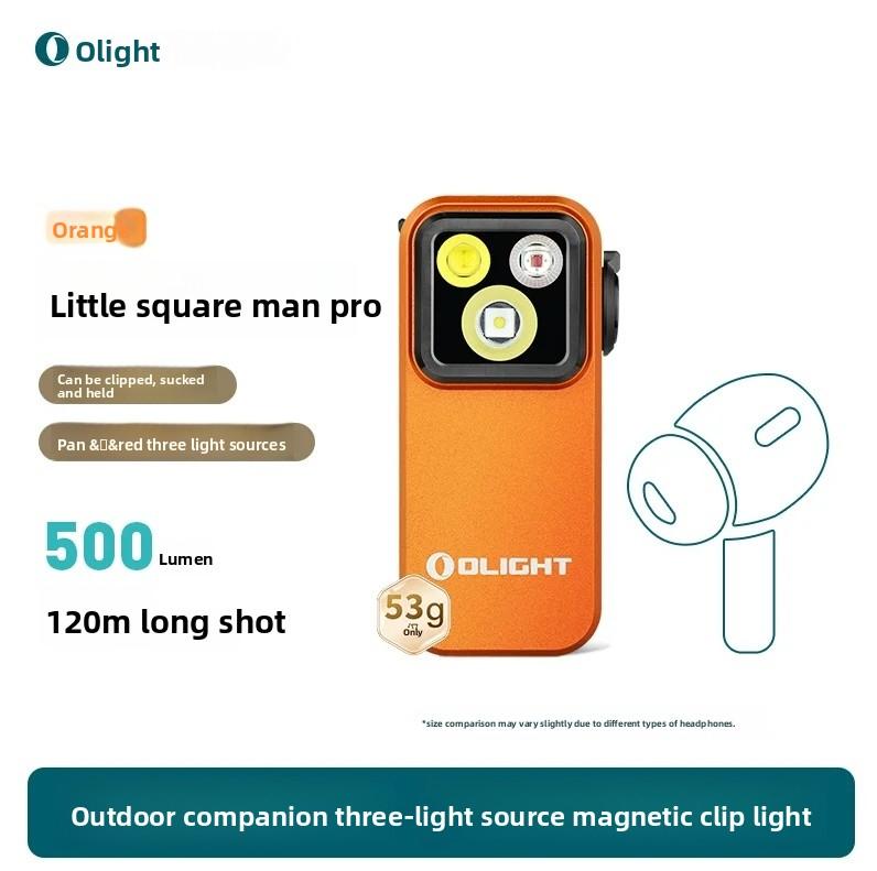 Olight Oclip Pro Ultra 5.7cm Aluminum Alloy Flashlight Outdoor Magnetic Headlight Portable Mini Flashlight Lithium Battery Gifts