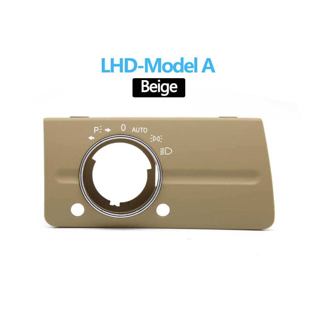 LHD Car Front Left Dashboard Headlight Switch Cover Trim For Mercedes Benz W211 E Class 320 350 550 2003-2008