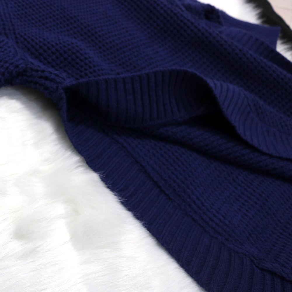 Женский вязаный свитер с высоким воротом, свободный размер, большие размеры, теплый вязаный джемпер, пуловер на зиму осень