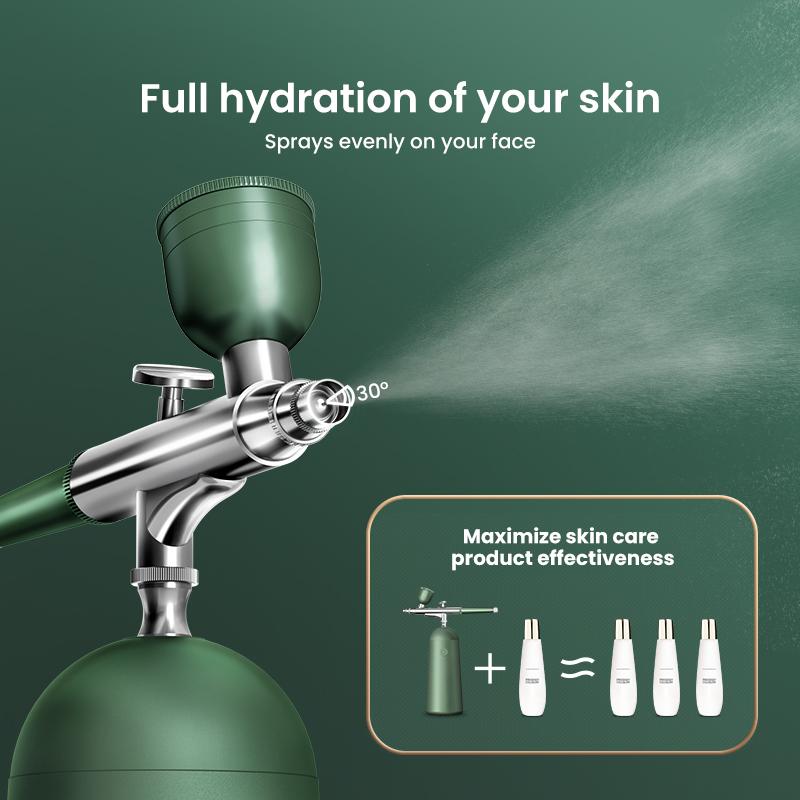 Аэрограф для макияжа, 130 кПа, распылитель тумана высокого давления, увлажняющая эссенция для кожи, впитывающая эссенция, емкость 7 + 20 мл, портативная зарядка через USB