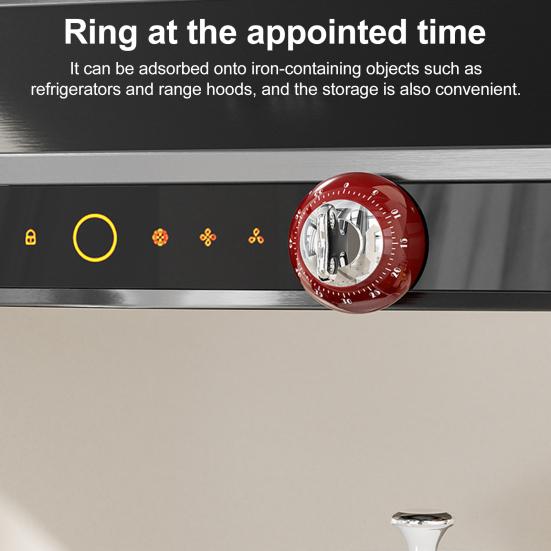 Магнитный кухонный таймер Механические часы обратного отсчета для готовки, выпечки, учебы