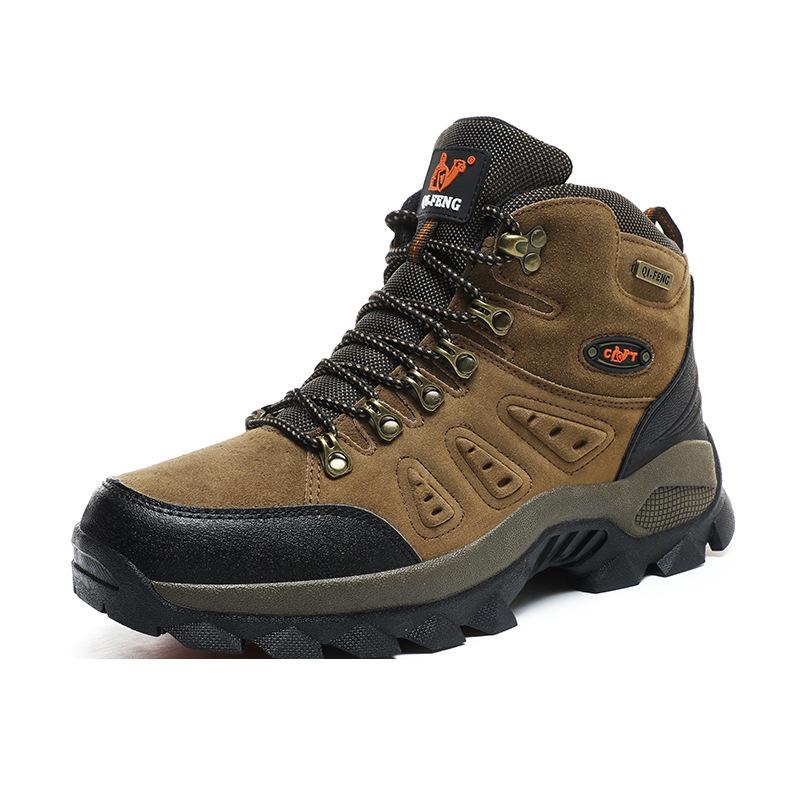 Альпинистские ботинки большого размера, зимние, высокие, повседневные, для походов на открытом воздухе, флисовые, утепленные, для пар, зимние ботинки