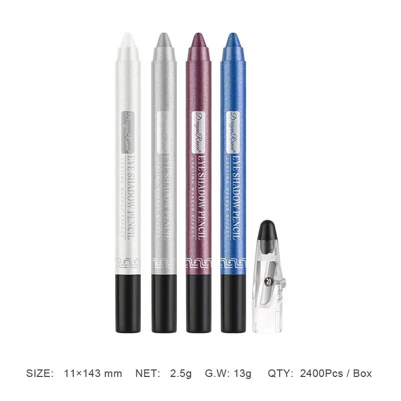 12 Color Highlighter Eyeshadow Pencil Waterproof Glitter Matte Nude Eye Shadow Makeup Pigment Cosmetics Blue White Eyeliner Pen