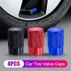 4Pcs Car LOGO Tire Valve Stems Cap Aluminum Tyre Wheel Stem Air Valve Cover Airdust For Bentley Continental GT MULLINER Bentayga