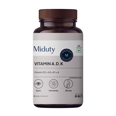 Витамины А, Д и К (30 кап), Vitamin A.D.K.,  Miduty