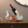 Лошадь держатель для бутылки вина декоративный креативный домашний декор стойка для столешницы