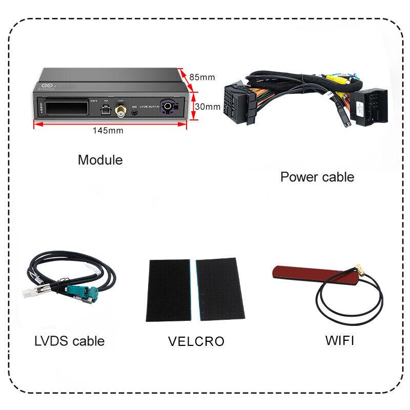 Sinairyu Беспроводной Apple CarPlay Android Auto совместим с Mercedes Benz S-Class W221 2006-2013 NTG3.0/3.5 Mirror-Link