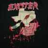 Ретро группа Exciter Черный Хлопок унисекс Все размеры S-5XL Подарок Для фанатов Футболка HD330 Унисекс Футболка