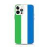 Coque iPhone - Drapeau Sierra Leone - iPhone 12 Pro Max - Souple - Multicolore - Verticale